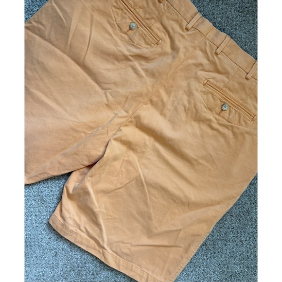 Peter Millar Other - Peter Millar Pilot Twill Shorts Mens Size 38 Orange  Chino Pima Cotton Stretch